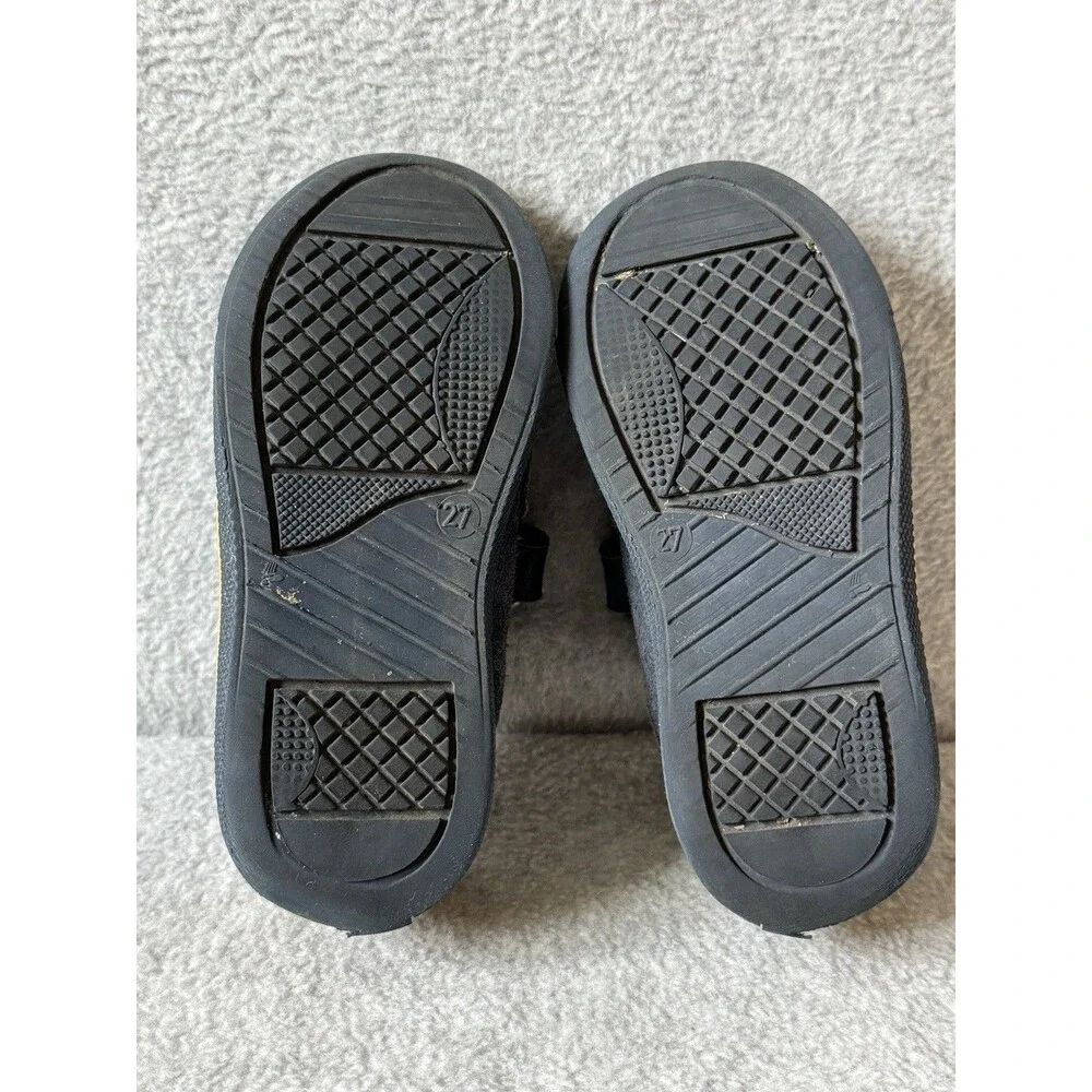 Bartek Leather Shoes Boys 27 Blue Easy On Closure Slip On School Casual